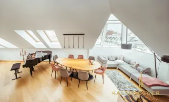 Exklusive, neuwertige Dachgeschosswohnung - 7 Zimmer - 122,81 m² Terrassen