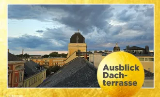 Wohnen in Verbundenheit - Charakterwohnung mit uneinsehbarer Dachterrasse - auch perfekt als LOFT - provisonsfrei, inkl. 2 TG Plätze