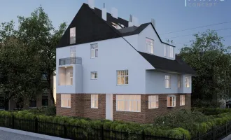 Rarität - individuell planbares Dachgeschoss mit großzügiger Terrasse im noblen Ambiente des Hietzinger Cottage