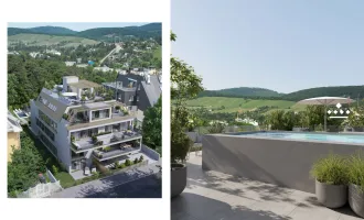 Penthouse: Penthouse mit Rooftop Pool und Weitblick