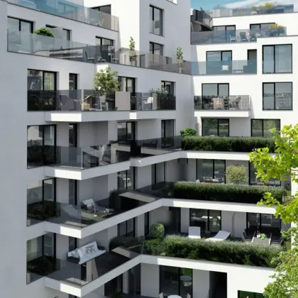 Herrliche Eckwohnung! TOP Neubauprojekt! Ideale hofseitige Kleinwohnung mit Loggia und Terrasse + Beste Anbindung und Infrastruktur + Garagenplatz optional! Jetzt Vorteile zum Projektstart sichern! - Bild 2