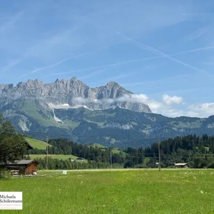 Reith bei Kitzbühel: Schönes Baugrundstück mit wunderbarem Kaiser-Blick in absoluter Ruhelage zu verkaufen - Bild 2