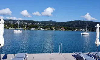 Luxus am Wörthersee: Traumhafte Wohnung mit großem Garten, privatem Seezugang, Pool in bester Lage in Velden!