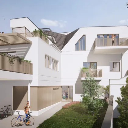 PROVISIONSFREI | 3 Zimmer Wohnung mit Terrasse (1.DG) inkl. zwei Tiefgaragenstellplätze | Hochstraße | Fertigstellung Mitte 2025 (Gebäude D - Top 7) - Bild 2