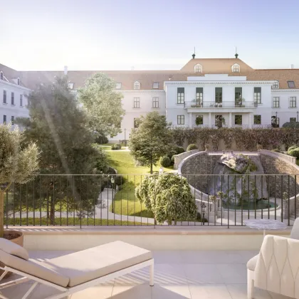 Historisches Wohnen im Schlosspark - Außergewöhnliche Dachgarten-Wohnung mit Parkblick - Bild 2