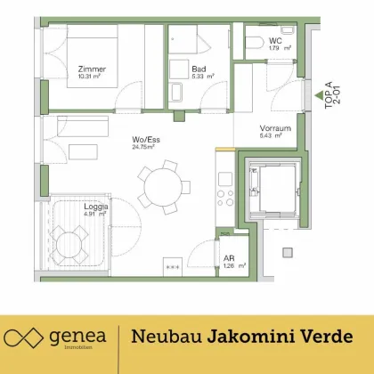 Ihr grüner Wohntraum: Exklusivität in Jakomini Verde | Provisionsfrei - Bild 2