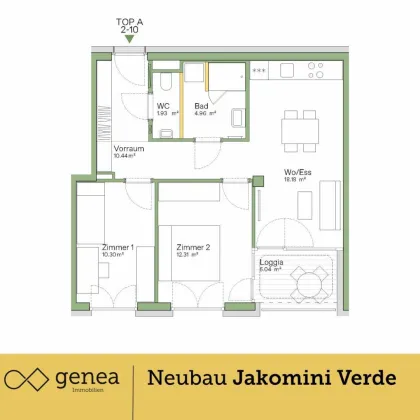 Stadt und Natur vereint: Harmonisches Zuhause - Jakomini Verde | Provisionsfrei - Bild 2