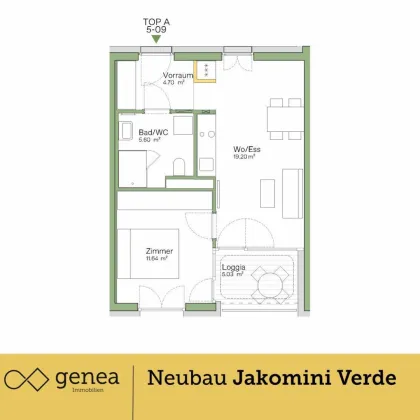 Stadt und Natur vereint: Harmonisches Zuhause - Jakomini Verde | Provisionsfrei - Bild 2