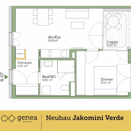 Zeitgemäßes Wohnen erleben: Lifestyle in Jakomini Verde | Provisionsfrei - Bild 2