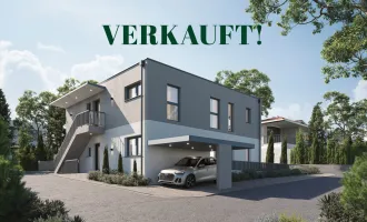 VERKAUFT! Neubauprojekt "Villenperle"- Traumhaftes Zweiparteienhaus mit Carport, Keller und Süd-West-Ausrichtung  