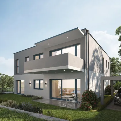 VERKAUFT! Neubauprojekt "Villenperle"- Traumhaftes Zweiparteienhaus mit Carport, Keller und Süd-West-Ausrichtung   - Bild 2
