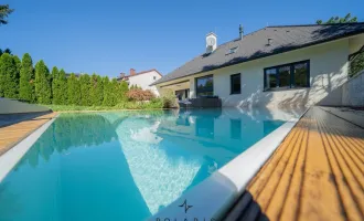 Wunderschönes Einfamilienhaus mit Waldblick in Hagenbrunn | Salzwasserpool | traumhafter Garten