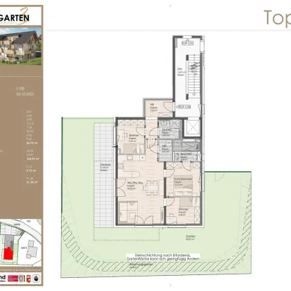 4-Zimmer-Familienwohnung mit über 160 m² Garten / Top C2 - Bild 2