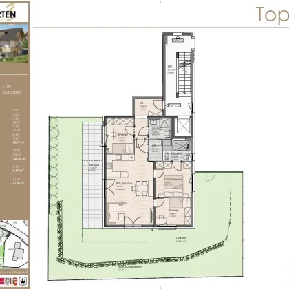 4-Zimmer-Familienwohnung mit über 160 m² Garten / Top C2 - Bild 2