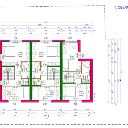 NEU! ++ NEUER KAUFPREIS ++ Exklusive Reihenhäuser mit Fußbodenheizung & -kühlung ++ 2 PKW-Stellplätze je Haus ++ Garten/Terrasse ++ Ziegelmassivbauweise ++ Schlüsselfertig ++ Fischamend - Bild 3