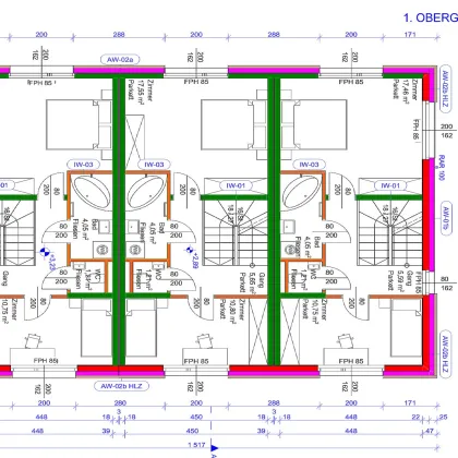 NEU! ++ Noch 12 exklusive Reihenhäuser + + PKW Stellplätze ++ Garten/Terrasse ++ Ziegelmassiv ++ Schlüsselfertig ++ Fischamend ++ - Bild 3