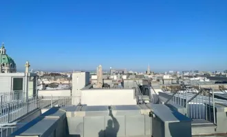 Wien's Ikonen im Blick: Maisonette-Wohnung mit Panorama-Dachterrasse