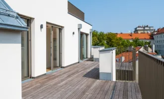 Dachgeschoß-Erstbezug mit 40 m² Terrasse - Finanzierung ab 2,95% !