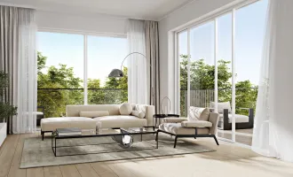 Ihr Traum vom Wohnen: herrliche Wohnung mit zwei Terrassen und privatem Gartenanteil