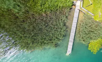 NATURE-HIDEAWAY am WÖRTHERSEE | 520m2 Bauland mit eigenem Steg, Bootsanleger, FREIZEITWOHNSITZ