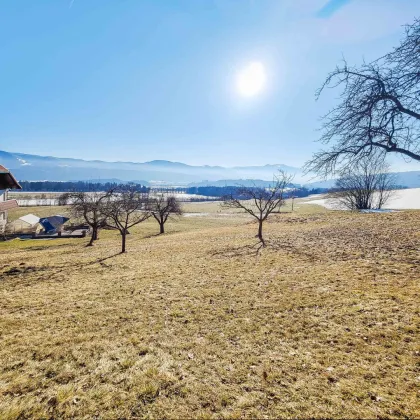 Fernblick nach Süden. - Naturnahes Wohnbau-Grundstück zwischen Knittelfeld und St. Michael. - Bild 3