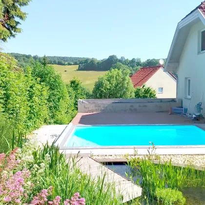 Exklusives 280 m² Haus mit Fernblick ++ Doppelgarage ++ Pool ++ Biotop ++ nur 8 Min. von Wien - Bild 3