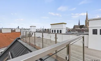 Exklusive 4-Zimmer Dachgeschosswohnung mit 360° Blick & Terrasse in bester Lage von 1030 Wien!