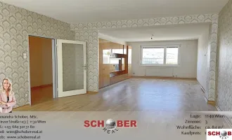 Renovierungsbedürftige 3-Zimmer-Wohnung mit Ausblick