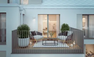 LILIE: City-Allrounder mit 3 Zimmern & Balkon in Innenhofruhelage