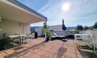 Feldkirch: Tosters: Sensationelle Dach-Terrassen-Wohnung 3 Zimmer mit zusätzlicher Ankleide ca. 86 m2 - Terrasse ca. 53 m2