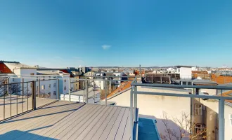 ERSTBEZUG // Panoramawohnen über den Dächern Wiens // 360° Dachterrasse & Balkon