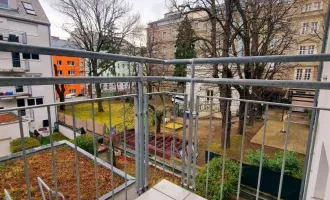 Letzte Chance - Schnell sein! Geniale 2 Zimmer Kleinwohnung mit hofseitigem Balkon + Garagenplatz im Preis inbegriffen + Hofseitige Ruhelage + Tolle Infrastruktur!