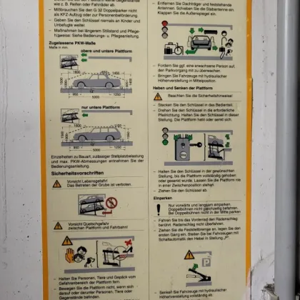 Stapelparkplatz: Tiefgaragenplatz zu vermieten - Einfahrtshöhe 1,50m - Bild 3