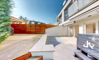 Modernes Wohnen in Wiens grüner Oase - Lichtdurchflutetes Haus mit Topterrasse und Weitblick!