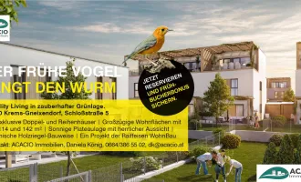 Vorverkaufsstart: jetzt noch Frühbucherbonus sichern - hochwertiges Reihenhaus inklusive Parkplatz - provisionsfreies Neubauprojekt in Krems-Gneixendorf