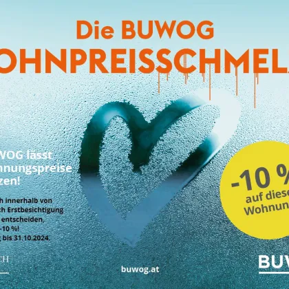 NUR MEHR BIS 31.10! -10% BUWOG WOHNPREISSCHMELZE! PROVISIONSFREI VOM EIGENTÜMER! 2 ZIMMER WOHNUNG MIT LOGGIA NAHE KAGRANER PLATZ! - Bild 2