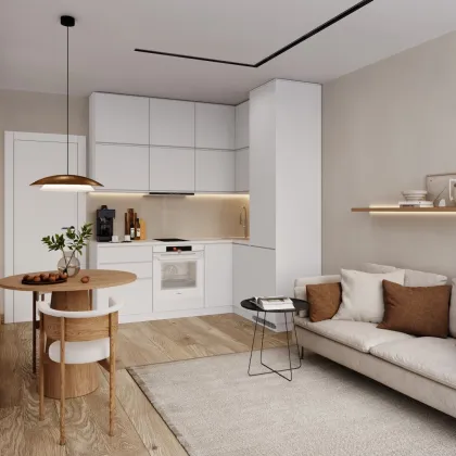 PROVISIONSFREI - Einbauküche geschenkt - 3 Zimmer - ca. 70m² NFL - Terrasse - U-Bahn - Neubauprojekt - Fertigstellung Q4/2024 - Bild 3