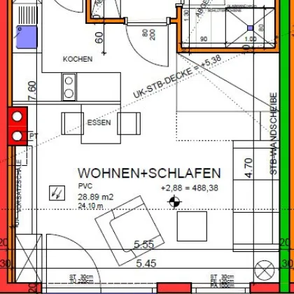 1 Zimmer Appartements mit 40m² & Balkon in 3842 Thaya - Bild 2