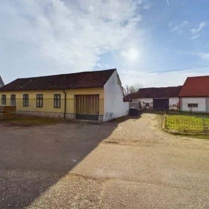 Baugrundstück mit alten Bauernhaus in idyllischer Ortsrandlage im Weinviertler Unterstinkenbrunn - Entwicklungspotential - Bild 2