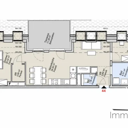 Exklusive Dachgeschosswohnung mit Terrasse und Stellplatz in Top-Lage 1220 Wien - Erstbezug! - Bild 2