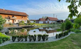 Innviertler Bauernhof mit Gewerbehallen & Schwimmteich !