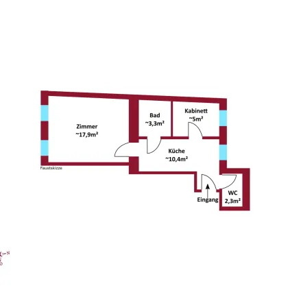 U1 in 5 Minuten erreichbar - Kurzzeitvermietung möglich - Lift im Haus - Zusammenlegung von Wohnungen möglich - Dachgeschoß Ausblick - Bild 3