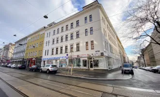 Unbefristet vermietetes Geschäftslokal in revitalisiertem Zinshaus an der Hütteldorferstrasse zu verkaufen!