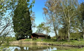 Paradies für Naturliebhaber - Grundstück mit 2 Teichen und Fischerhütte!