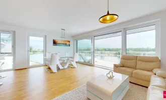 Strandfeeling in der Stadt: Moderne Wohnung mit Donau-Panorama im 19. Bezirk | 360° Tour