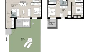 Maisonette mit Eigengarten und 2 Terrassen direkt vom Bauträger | 5 Zimmer