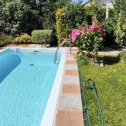 (Reserviert) Traumhafte Doppelhaushälfte mit Swimmingpool Garten & Duplex-Garage in Deutsch-Wagram - Bild 2