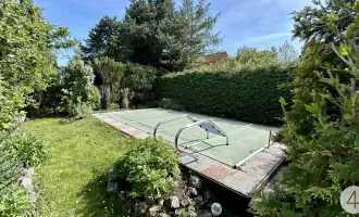 (Reserviert) Traumhafte Doppelhaushälfte mit Swimmingpool Garten & Duplex-Garage in Deutsch-Wagram