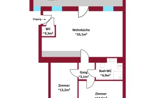 Erstbezug nach Sanierung: Holzparkett I Aufzug I großzügige Loggia I Luftwärmepumpe