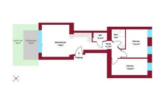 In Fertigstellung! Erstbezug: Altbau, Neubau, hofseitige Terrassen, Balkone, Loggien, Gärten, Schlüsselfertig.